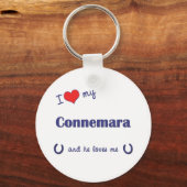 私は私のコンネマラが大好き キーホルダー (正面)