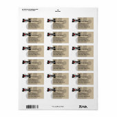 私は私のコーギが大好き – 犬の骨 ラベル (フルシート)