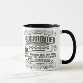 私は私のコードを常にテストしません マグカップ