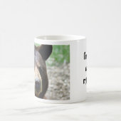 私は私のコーヒーなしにくまです コーヒーマグカップ (中央)