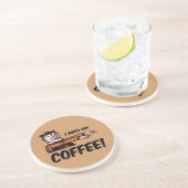 私は私のコーヒーを必要とします コースター (側面)