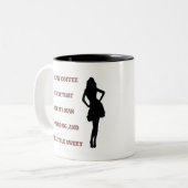 私は私のコーヒーを私が私の人を好む方法好みます ツートーンマグカップ (正面左)