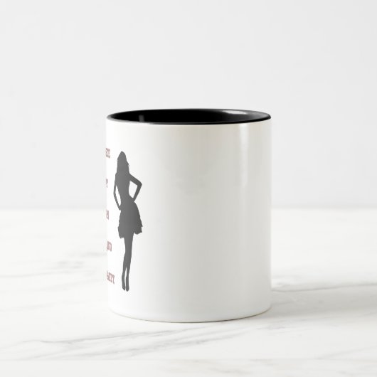 私は私のコーヒーを私が私の人を好む方法好みます ツートーンマグカップ (中央)