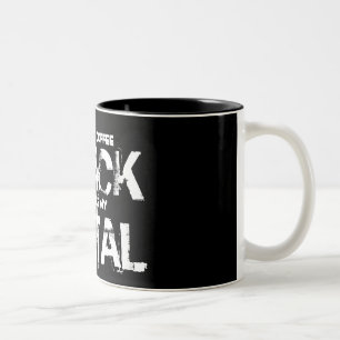 私は私のコーヒー黒のマグを好みます ツートーンマグカップ