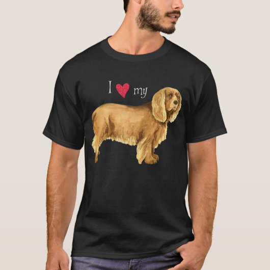 私は私のサセックススパニエル犬 Tシャツ (正面)