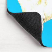 私は私のサモアイが大好き マウスパッド (コーナー)