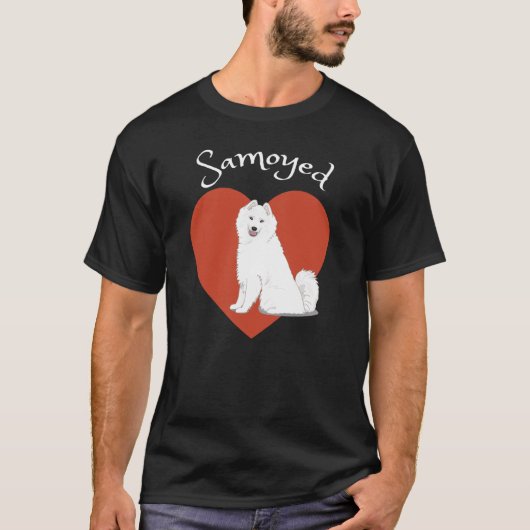 私は私のサモアイが大好き！T-シャツ Tシャツ (正面)