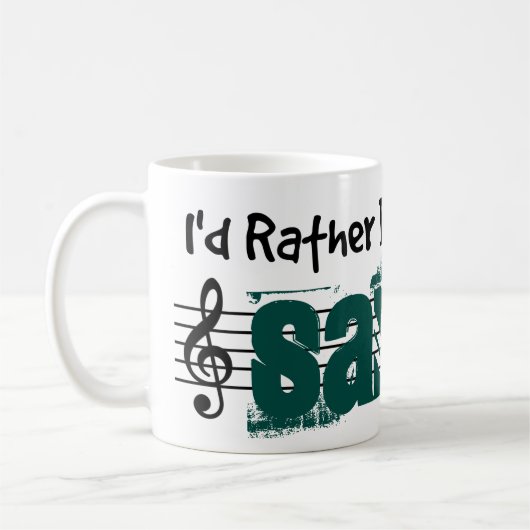 私は私のサントア遊ーになりたい コーヒーマグカップ (左)