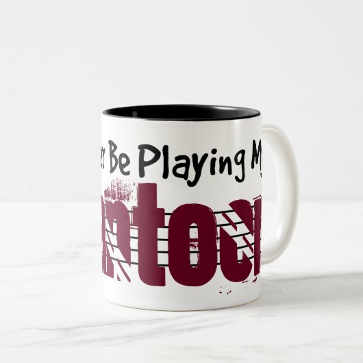 私は私のサントア遊ーになりたい ツートーンマグカップ (正面右)