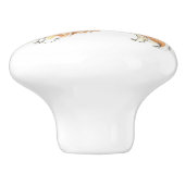 私は私のシェットランド・シープドッグを愛します セラミックノブ (側面)