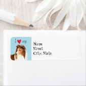 私は私のシェットランド・ シープドッグ ラベル (インサイチュ)