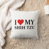 私は私のシーズー（犬）Tzuが大好き クッション (ブランケット)