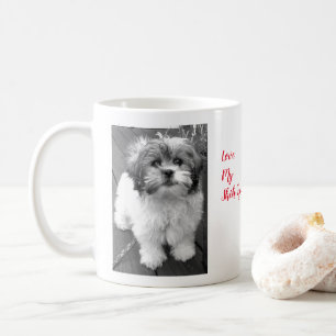 私は私のシーズー(犬) Tzu Bichonを愛します コーヒーマグカップ