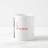 私は私のシーズー(犬) Tzu Bichonを愛します コーヒーマグカップ (中央)