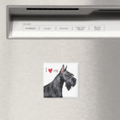 私は私のジャイアントシュナウザーが大好き マグネット (インサイチュ (食洗機))