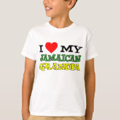 私は私のジャマイカグランドパが大好き Tシャツ (正面)