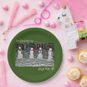 私は私のジャングルの鐘を凍らせている – 雪の人々 ペーパープレート (パーティー)