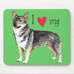 私は私のスウェーデンのVallhundを愛します マウスパッド
