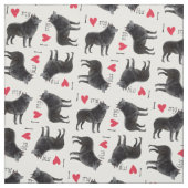 私は私のスキッペルケが大好き ファブリック (見本)