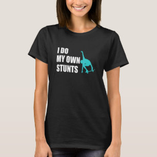 私は私のスケートボーダースケートボーディングメンズボーイススケーター Tシャツ