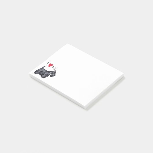 私は私のスコッチテリアを愛します ポストイット (アングル)