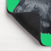 私は私のスコッチテリアを愛します マウスパッド (コーナー)