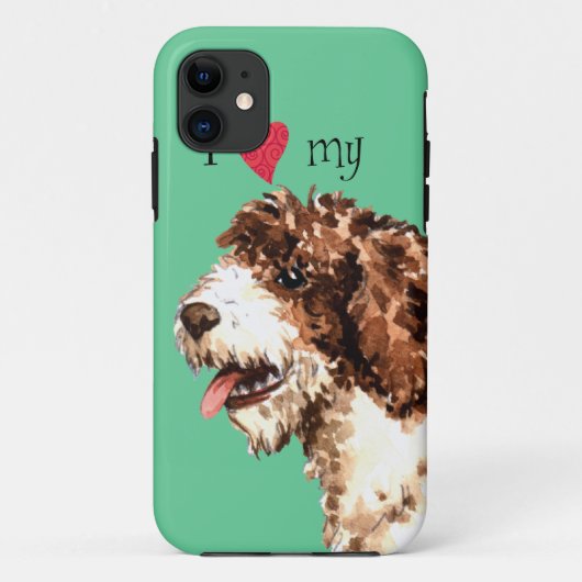 私は私のスペインのな水犬を愛します Case-Mate iPhoneケース (裏面)