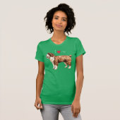 私は私のスペインのな水犬を愛します Tシャツ (正面フル)