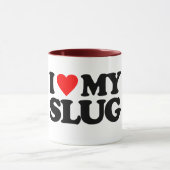 私は私のスラグを愛します マグカップ (中央)