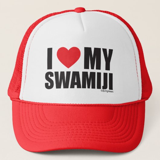 私は私のスワミジを愛して – スピリチュアルヨガ キャップ (正面)