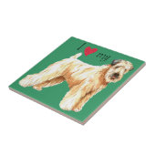 私は私のソフトコートウィートテリアが大好き タイル (側面)