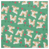 私は私のソフトコートウィートテリアが大好き ファブリック (見本)