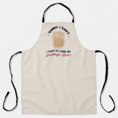 私は私のソース生地のスタータ食べ物を与えーにする必要がない エプロン (正面)