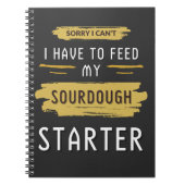 私は私のソース生地のスタータ食べ物を与えーにする必要がない ノートブック (正面)