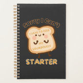 私は私のソース生地のスタータ食べ物を与えーにする必要がない プランナー手帳 (正面)