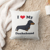 私は私のダシュント大好き クッション (ブランケット)