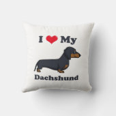 私は私のダシュント大好き クッション (裏面)