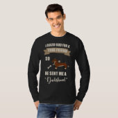 私は私のダシュント大好き Tシャツ (正面フル)