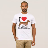 私は私のダシュント大好き Tシャツ (正面フル)