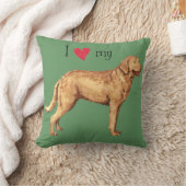 私は私のチェサピーク湾レトリバーが大好き クッション (ブランケット)