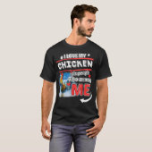 私は私のチキンが私のTシャツを困らせる人々を愛している Tシャツ (正面フル)