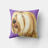 私は私のチベットテリアが大好き クッション (裏面)