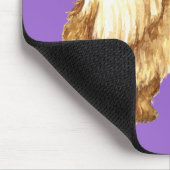 私は私のチベットテリアが大好き マウスパッド (コーナー)