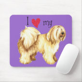 私は私のチベットテリアが大好き マウスパッド (マウス)