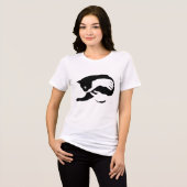 私は私のチャットが好き トライブレンドＴシャツ (正面全面)