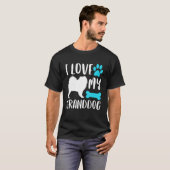 私は私のチョウおじいちゃん犬おばあちゃん祖父が大好き Tシャツ (正面フル)