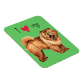 私は私のチョウが大好き マグネット (右側)