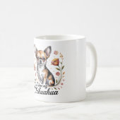 私は私のチワワが大好き コーヒーマグカップ (正面右)