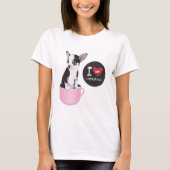 私は私のチワワが大好き Tシャツ (正面)