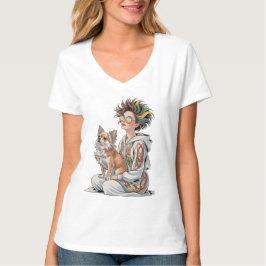 私は私のチワワが大好き Tシャツ